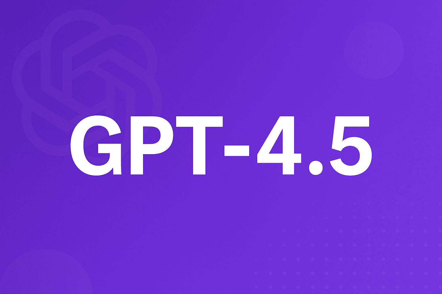 GPT-4.5 with Abstract Elements